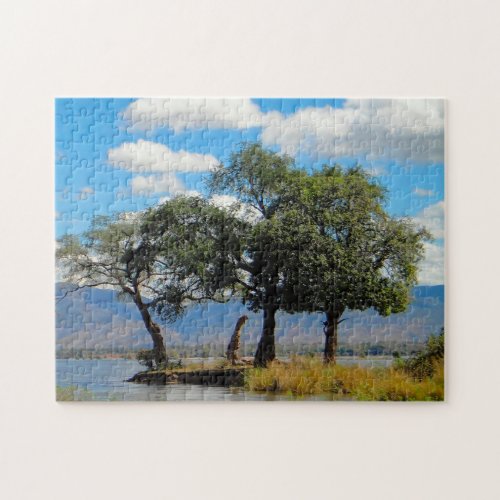 Zambia Mountains and Lakes Jigsaw Puzzle