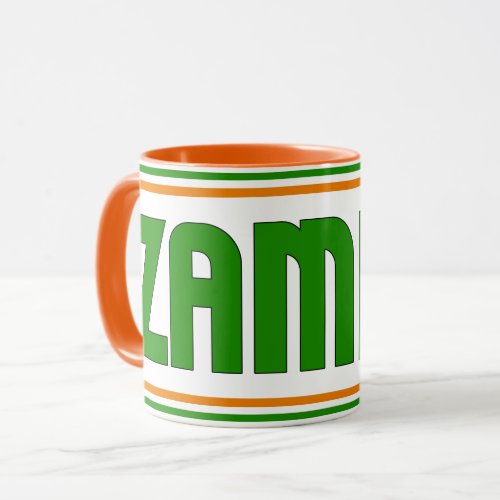 Zambia National Flag Patriotic Coffee Mug