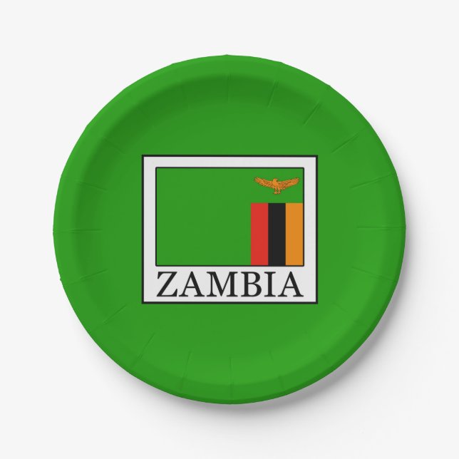 Zambia Paper Plates (Front)