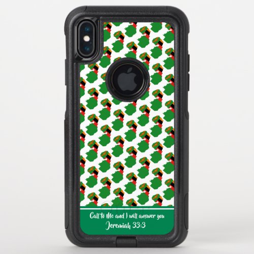 ZAMBIA Scripture Christian Jeremiah OtterBox Commuter iPhone XS Max Case