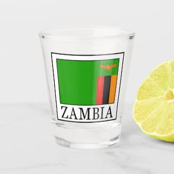 Zambia Shot Glass by KellyMagovern at Zazzle