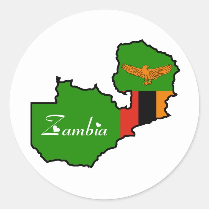 Zambia Sticker | Zazzle.com