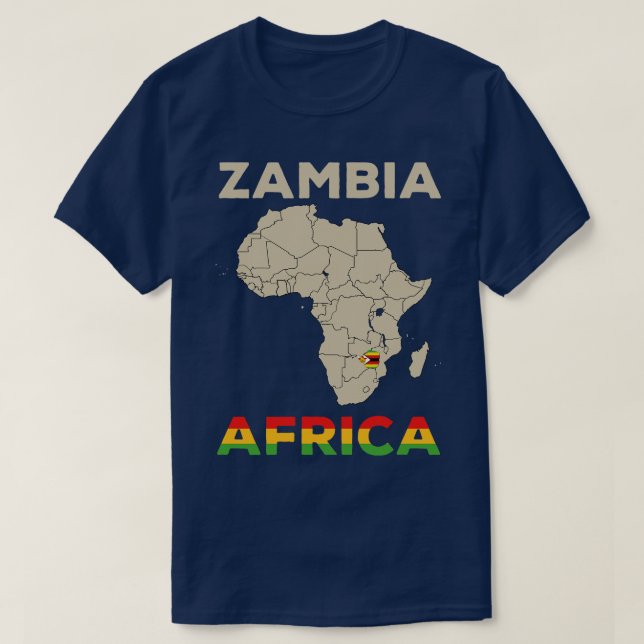 ZambiaAfrica 1 T-Shirt (Design Front)