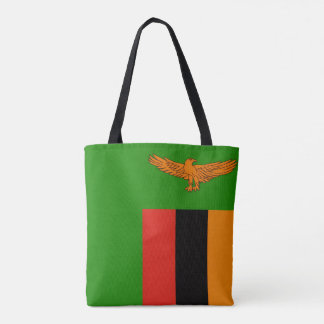 Zambian Flag, Flag of Zambia Tote Bag