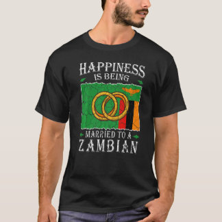 Zambian Wedding Republic of Zambia Heritage Roots T-Shirt