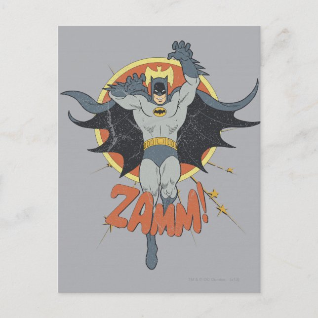 ZAMM Batman Graphic Postcard (Front)