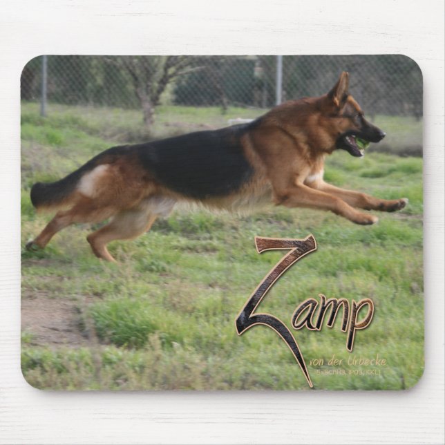 Zamp German Shepherd Mouse Pad (Front)