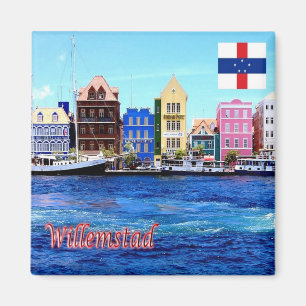 zAN005 WILLEMSTAD, Netherlands Antilles, Fridge Magnet