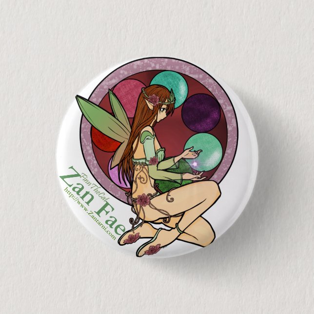 Zan Fae (#2) Pinback Button (Front)