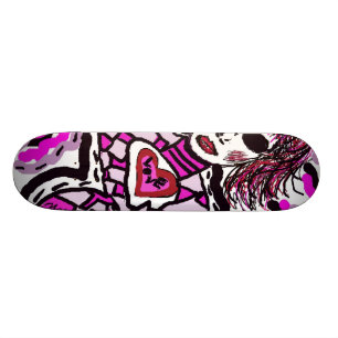 Zan Hanhof Anime Girl Skateboard Deck