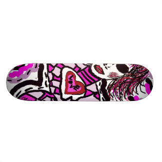 Zan Hanhof Anime Girl Skateboard Deck