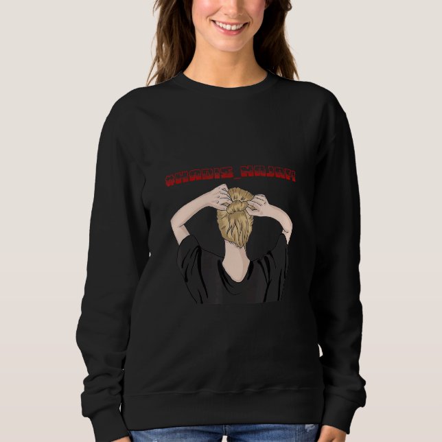 Zan Zendegi Azadi Hadis Najafi Women's Freedom Sweatshirt (Front)