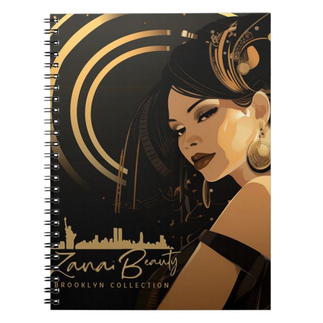 ZANAI BEAUTY BROOKLYN COLLECTION NOTEBOOK (Front)