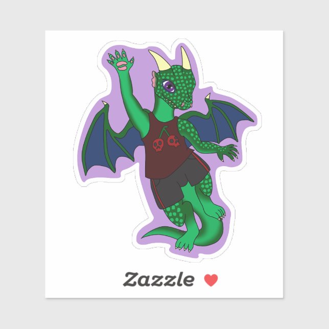 Zandall Dragon Sticker (Sheet)