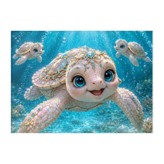 Zander Sea-Turtle Acrylic Print