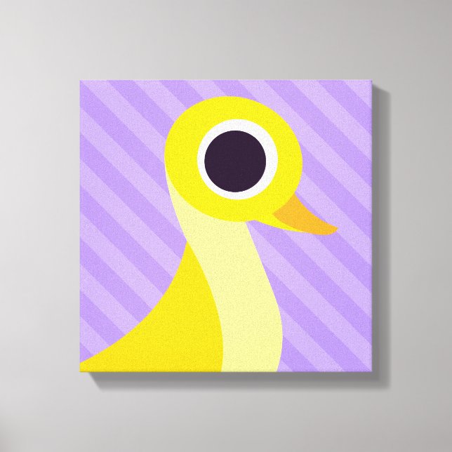 Zander the Duck Canvas Print (Front)