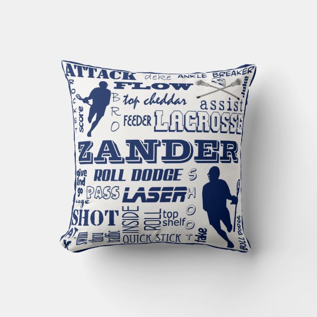 Zander Throw Pillow (Front)