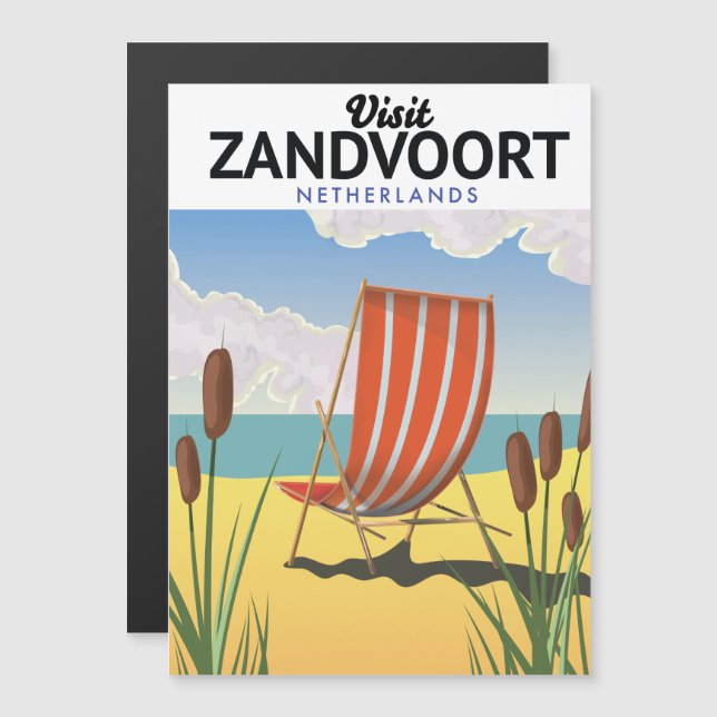 Zandvoort Netherlands travel poster (Front/Back)