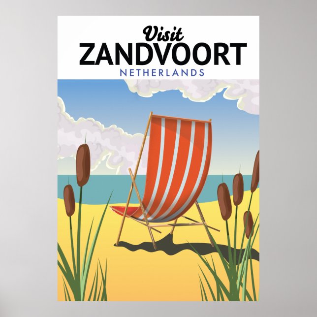 Zandvoort Netherlands travel poster (Front)