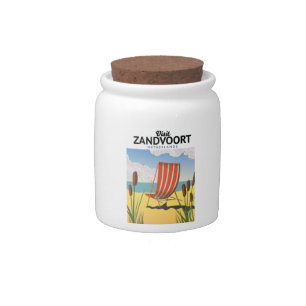 Zandvoort Netherlands travel poster Candy Jar