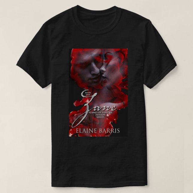 Zane, Flames of Vampire Passion Series, T-Shirt (Design Front)