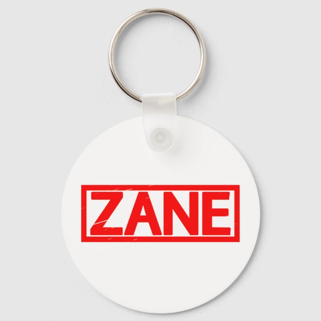 Zane Stamp Keychain (Front)