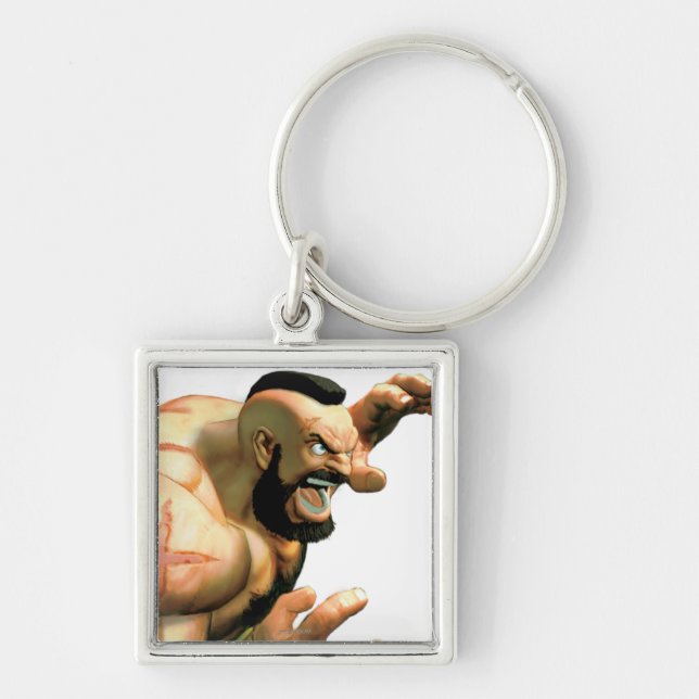 Zangief Ready to Grab Keychain (Front)