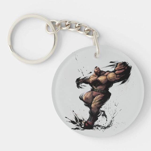 Zangief Spin Keychain (Front)