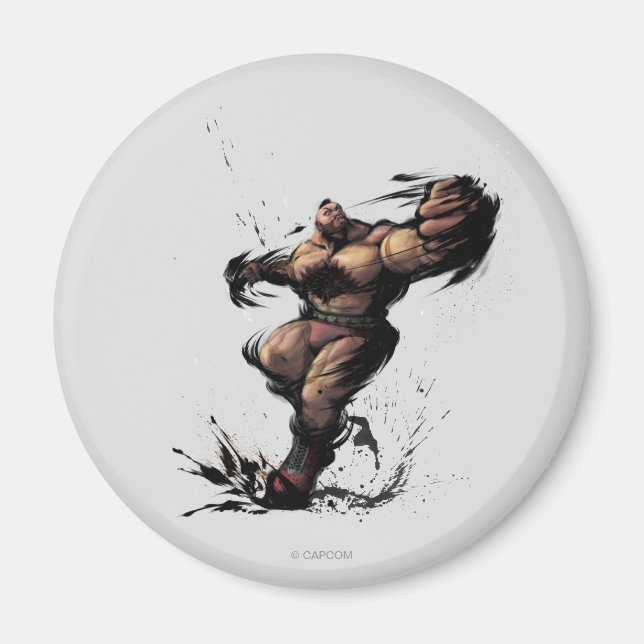 Zangief Spin Magnet (Front)