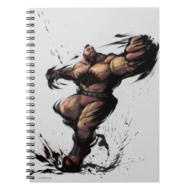 Zangief Spin Notebook (Front)