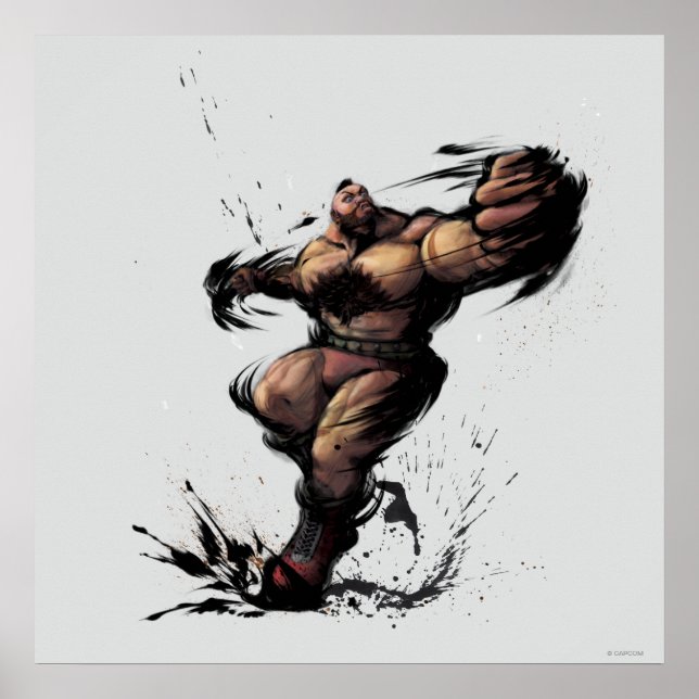 Zangief Spin Poster (Front)