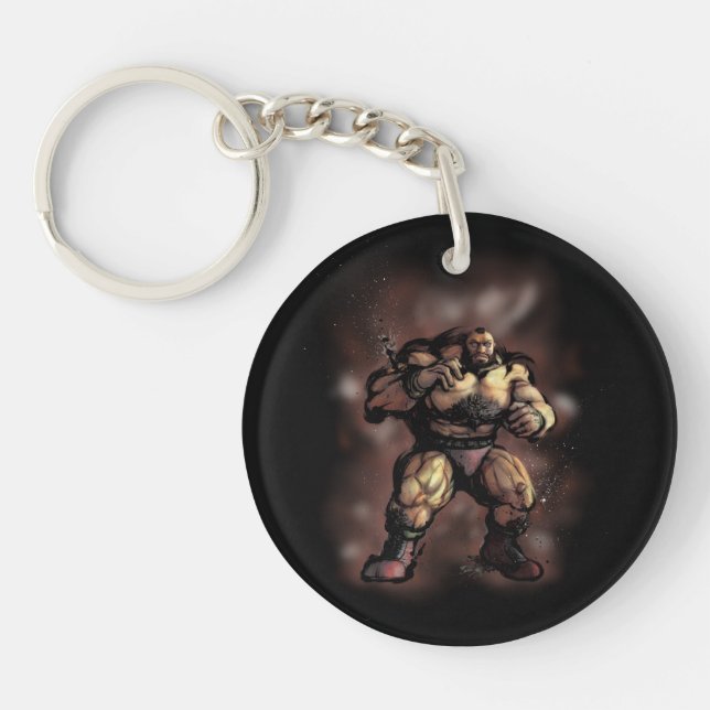 Zangief Stance Keychain (Front)