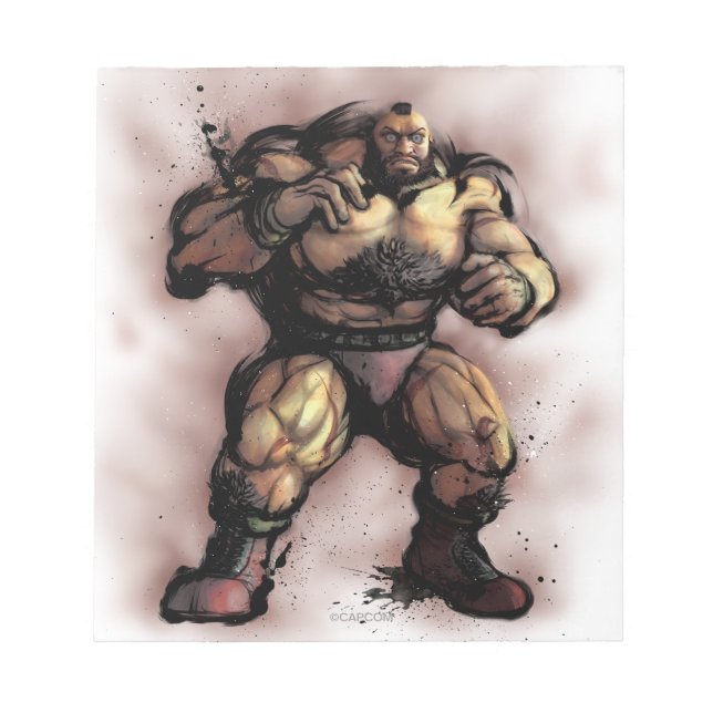 Zangief Stance Notepad (Front)