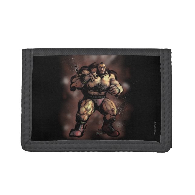 Zangief Stance Trifold Wallet (Front)