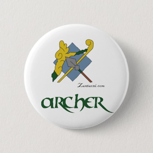 Zantarni Iconic Archer Button (Front)