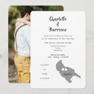Zante Wedding Destination Photo Invitation