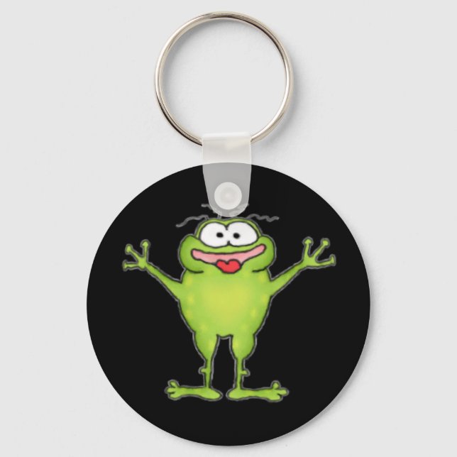 Zany Frog Keychain (Front)