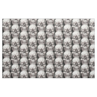 ZANY SKULL PRINT FABRIC