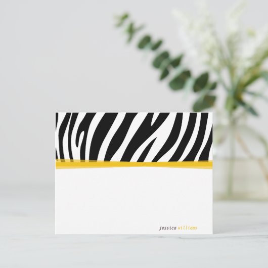 Zany Zebra (Standing Front)