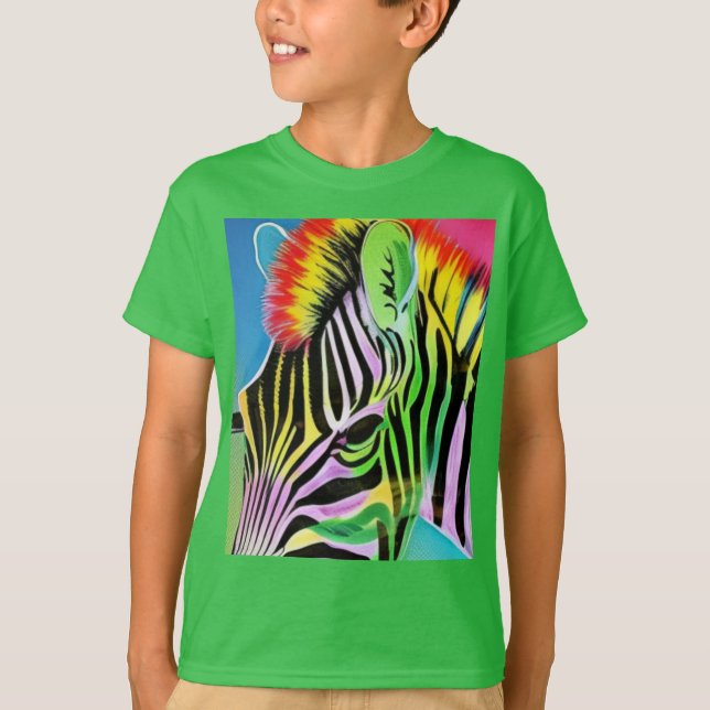 Zany Zebra T-Shirt (Front)