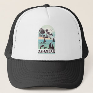 Zanzibar Africa Vintage  Trucker Hat