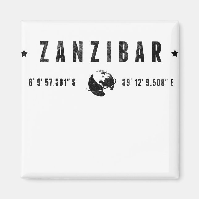Zanzibar Magnet (Front)
