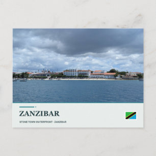 Zanzibar Stone Town Waterfront Postcard