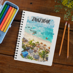 Zanzibar Tansania Vintage Travel  Notebook