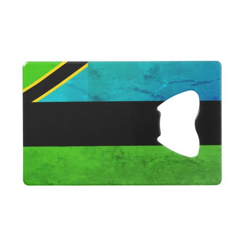 Zanzibar Tanzania Credit Card Bottle Opener