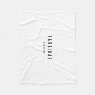 Zanzibar Tanzania Fleece Blanket