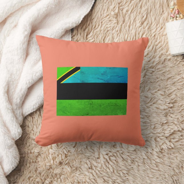 Zanzibar, Tanzania Throw Pillow (Blanket)