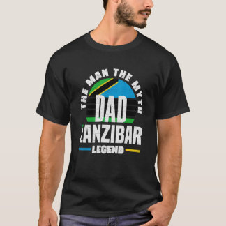 Zanzibar Zanzibari Zanzibar Flag Fathers Day T-Shirt
