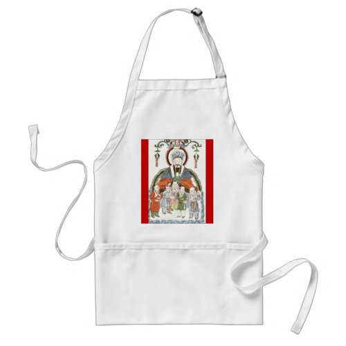 Zao Jun Chinese kitchen god apron