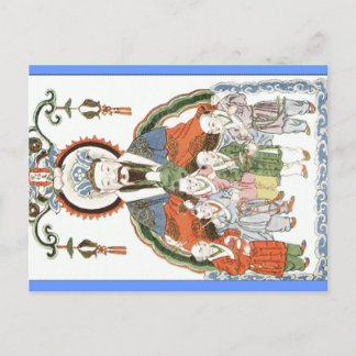 Zao Jun Chinese kitchen god postcard